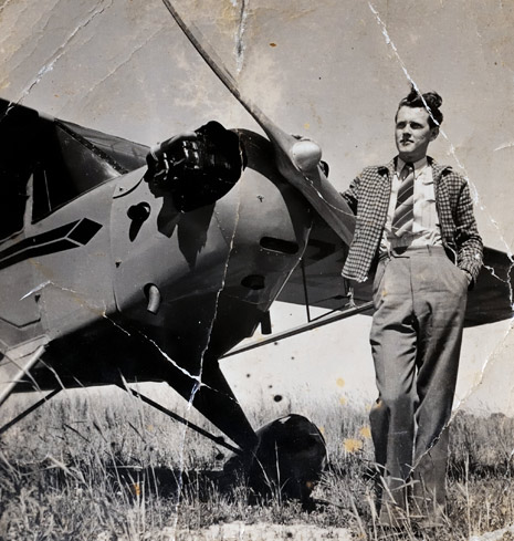 Bailey was among the first to sign up as AOPA members.