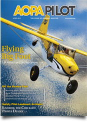 Pilot Magazine Cover April 2012