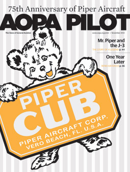Pilot Magazine Cover November 2012