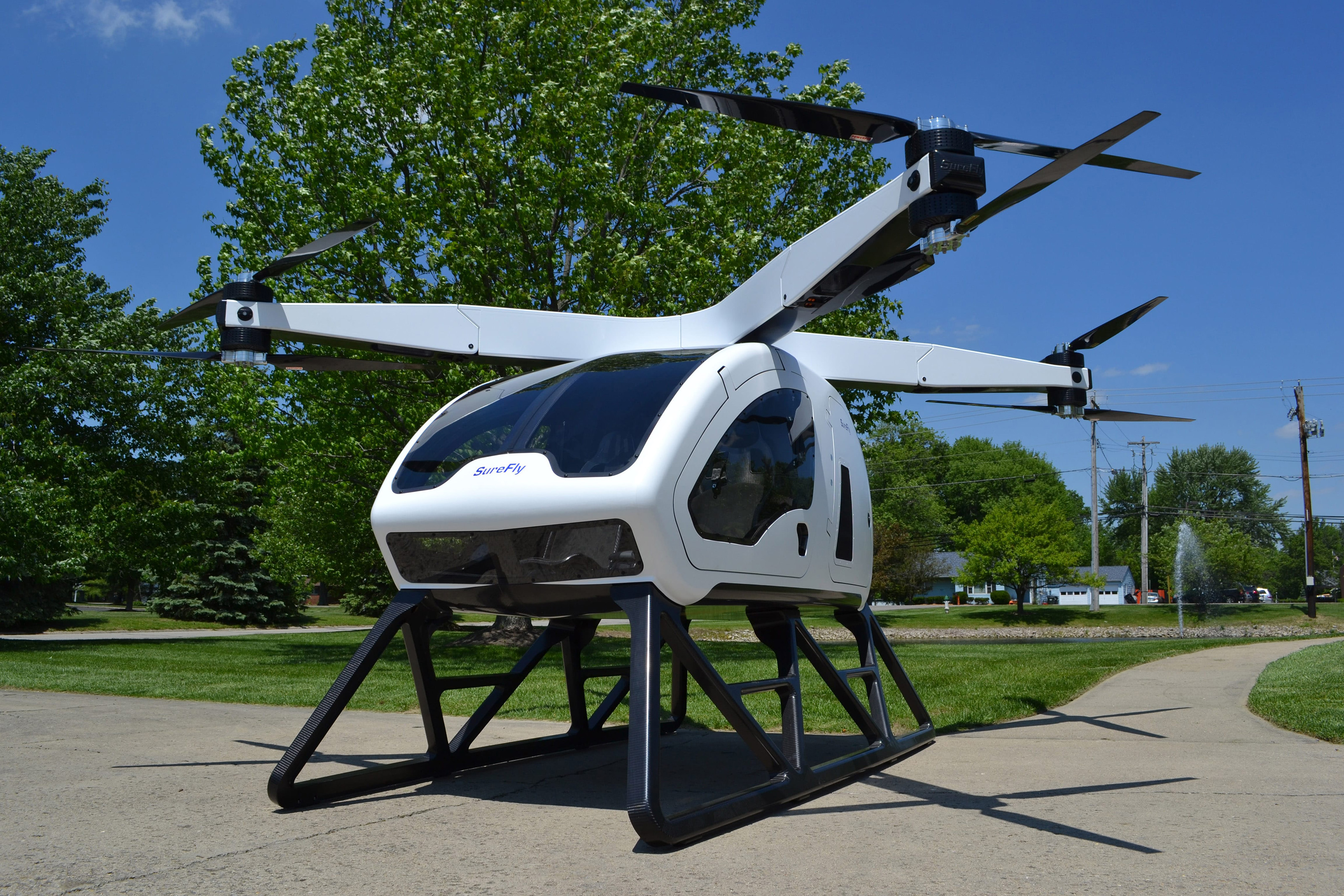 SureFly melds helicopter, drone for manned flight AOPA