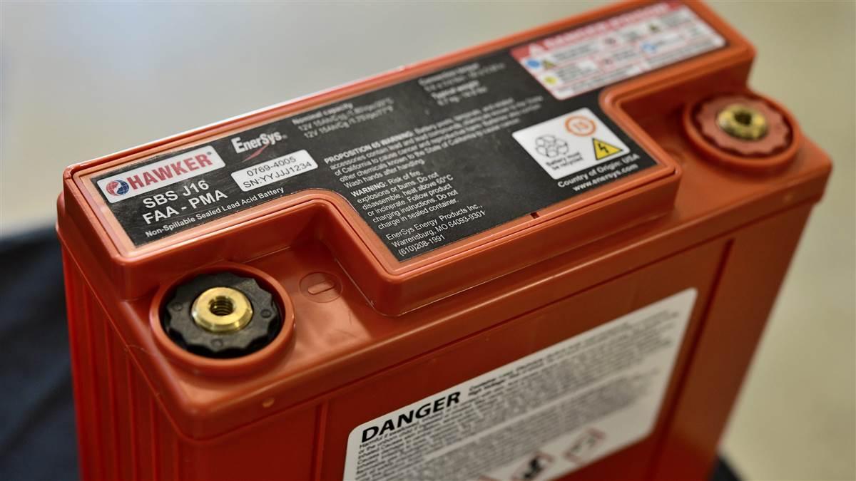 EnerSys launches first light GA battery AOPA