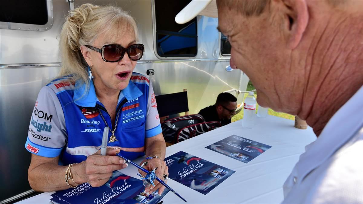Airshow pilot Julie Clark to retire AOPA