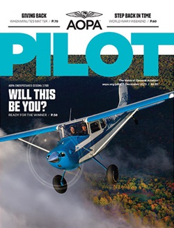 AOPA Pilot magazine December 2023