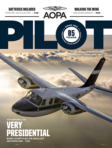 AOPA Pilot magazine January 2024