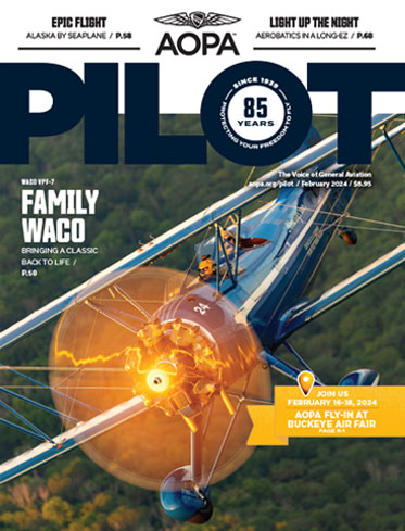 AOPA Pilot magazine February 2024