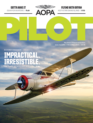 AOPA Pilot magazine November 2023
