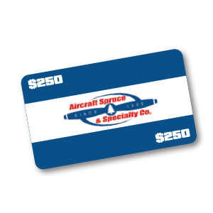 Aircraft Spruce & Specialty Co. $250 Gift Card